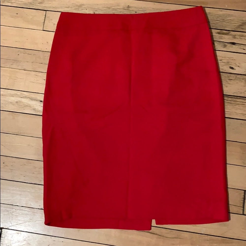 The Limited red pencil skirt